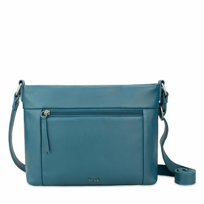The Sak Melrose Crossbody Bag in Deep Teal Leather
