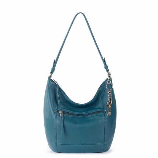 The Sak Sequoia Hobo Bag in Deep Teal Leather