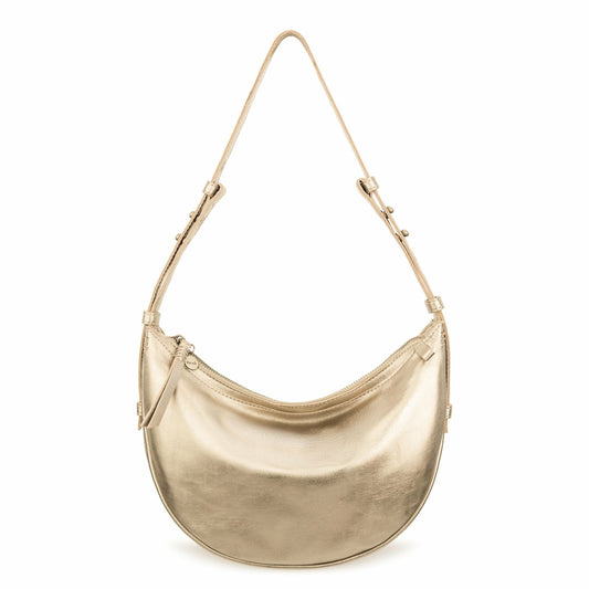 The Sak Tess Shoulder Bag in Light Gold Leather