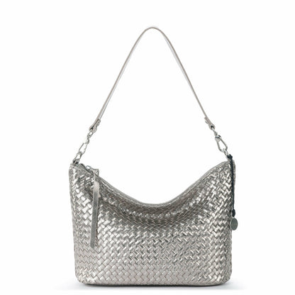 The Sak Juniper Small Hobo Bag in Pyrite Woven
