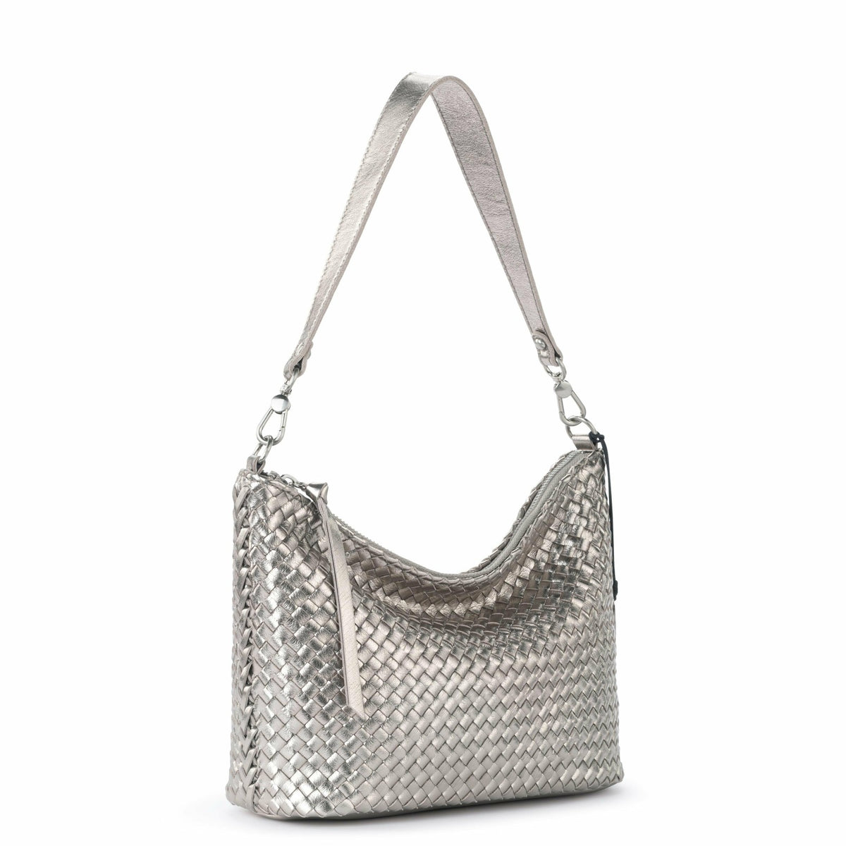 The Sak Juniper Small Hobo Bag in Pyrite Woven