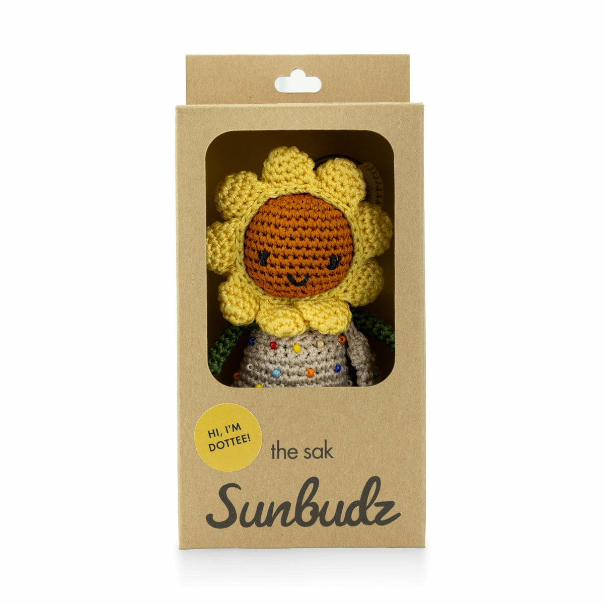 The Sak Sunbudz Sunflower Dangle in Dottee Crochet