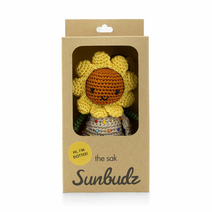 The Sak Sunbudz Sunflower Dangle in Dottee Crochet