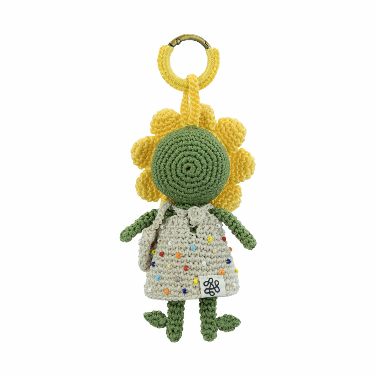 The Sak Sunbudz Sunflower Dangle in Dottee Crochet