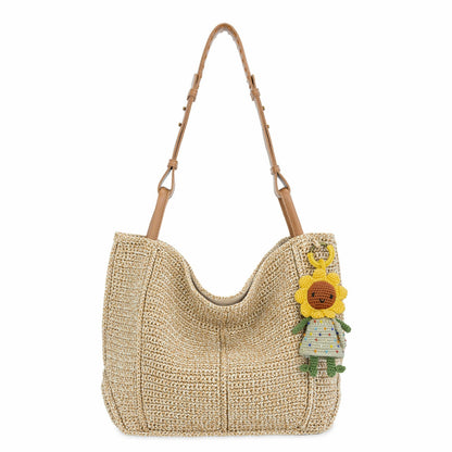 The Sak Sunbudz Sunflower Dangle in Dottee Crochet
