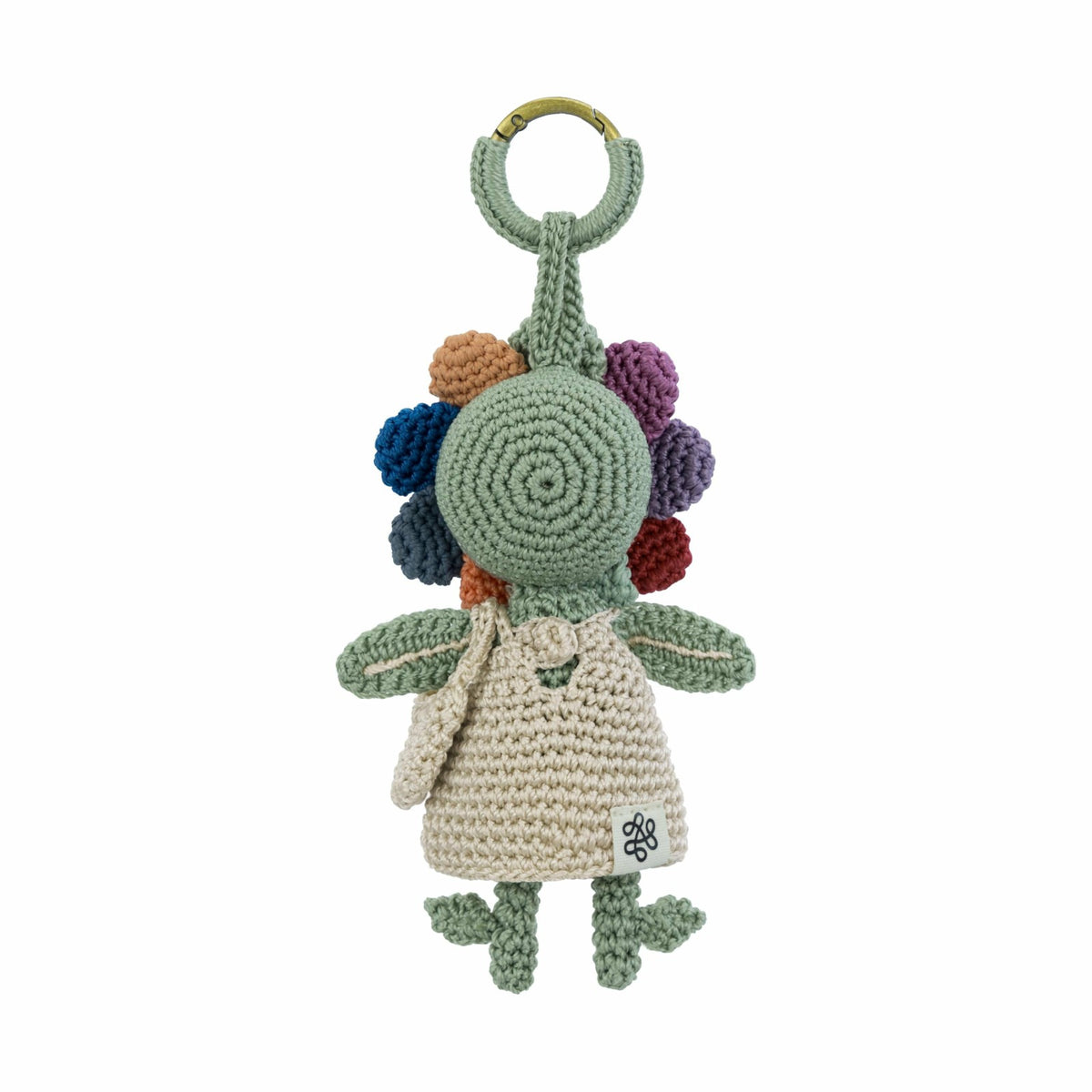 The Sak Sunbudz Sunflower Dangle in Pollee Crochet