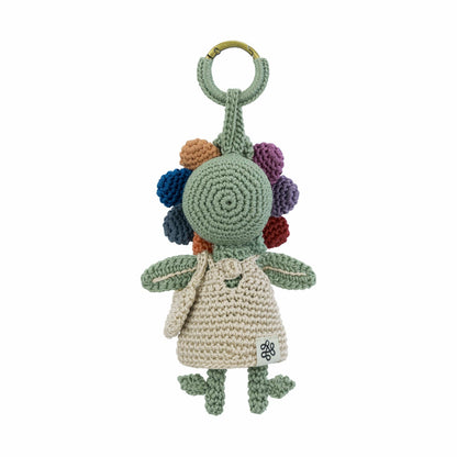 The Sak Sunbudz Sunflower Dangle in Pollee Crochet
