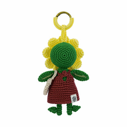The Sak Sunbudz Sunflower Dangle in Sunnee Crochet
