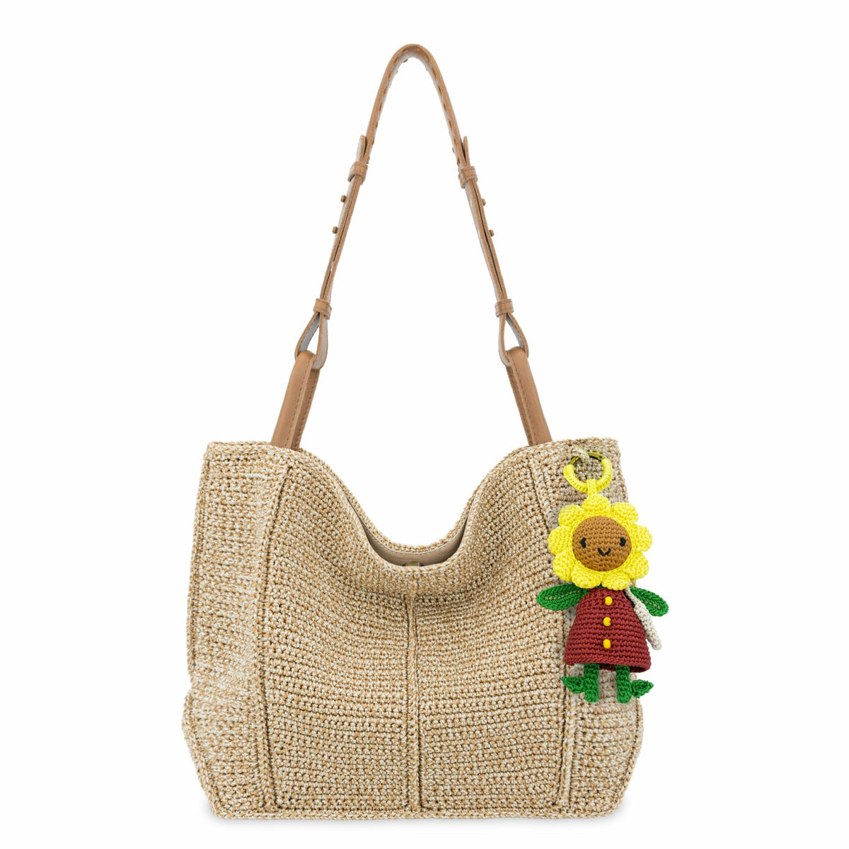 The Sak Sunbudz Sunflower Dangle in Sunnee Crochet