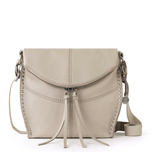 The Sak Silverlake Flap Crossbody Bag in Sand Leather