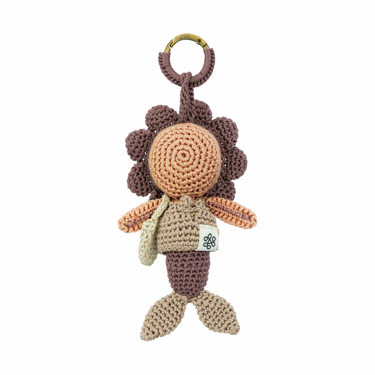 The Sak Sunbudz Sunflower Dangle in Aurora Crochet