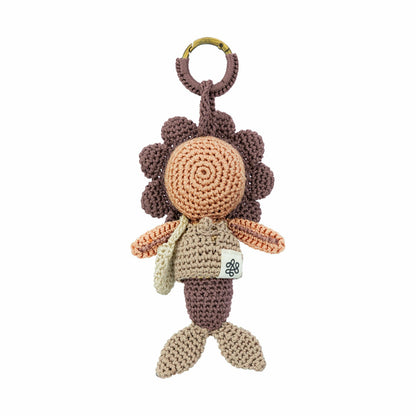 The Sak Sunbudz Sunflower Dangle in Aurora Crochet