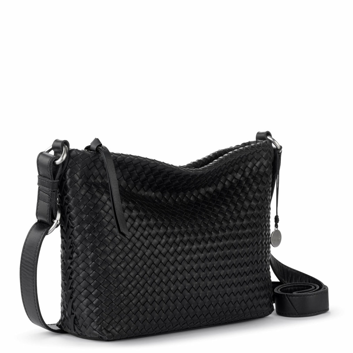 The Sak Melrose Crossbody Bag in Black Woven