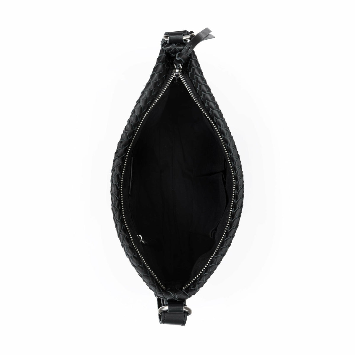 The Sak Melrose Crossbody Bag in Black Woven