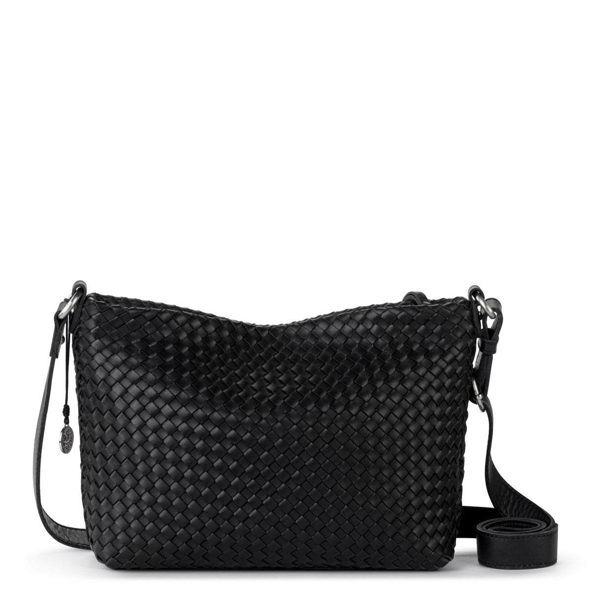 The Sak Melrose Crossbody Bag in Black Woven
