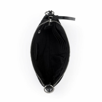 The Sak Vita Convertible Wristlet in Black Woven
