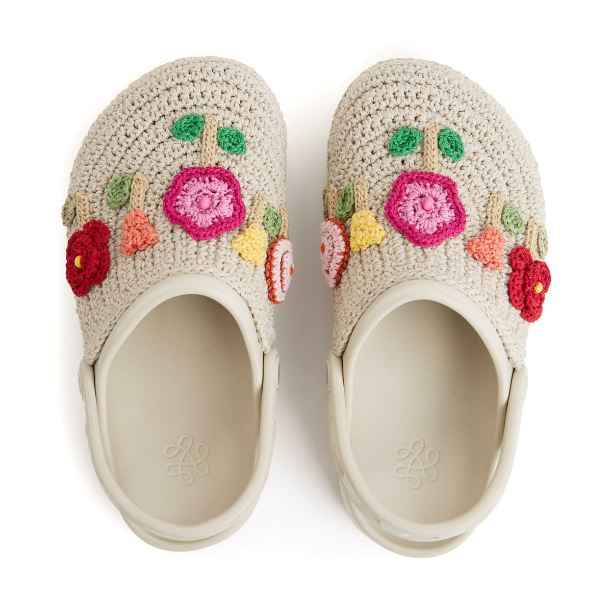 The Sak Bolo EVA Clog in Flower Ecru Crochet