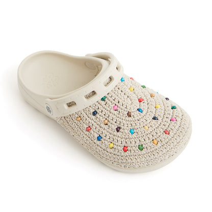 Ecru Multi Beads,6,Hand Crochet