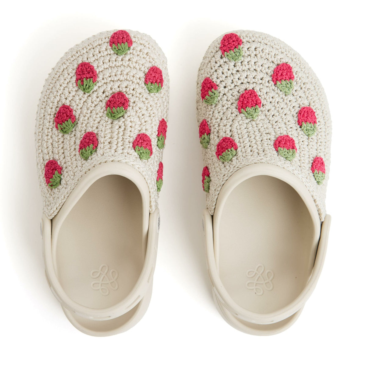 The Sak Bolo EVA Clog in Natural Strawberries Crochet