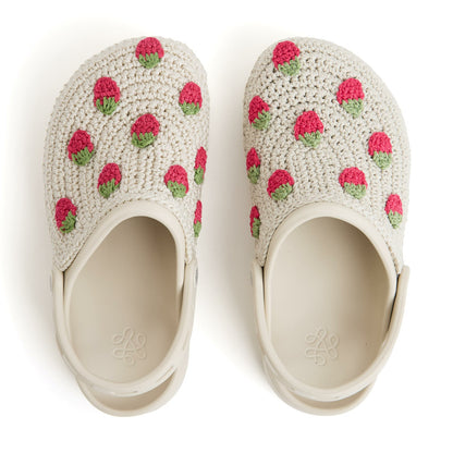 The Sak Bolo EVA Clog in Natural Strawberries Crochet