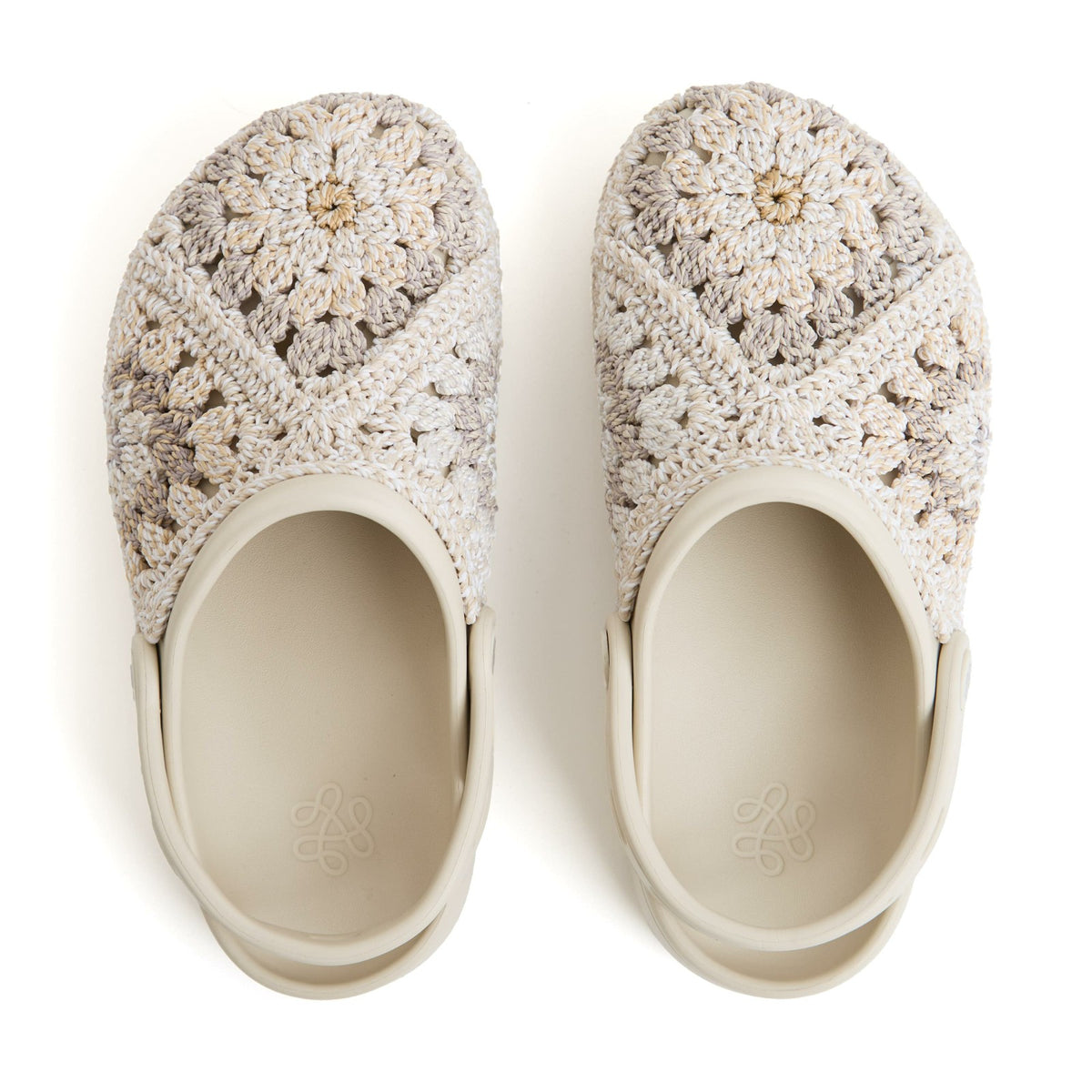 The Sak Bolo EVA Clog in Sand Patch Crochet