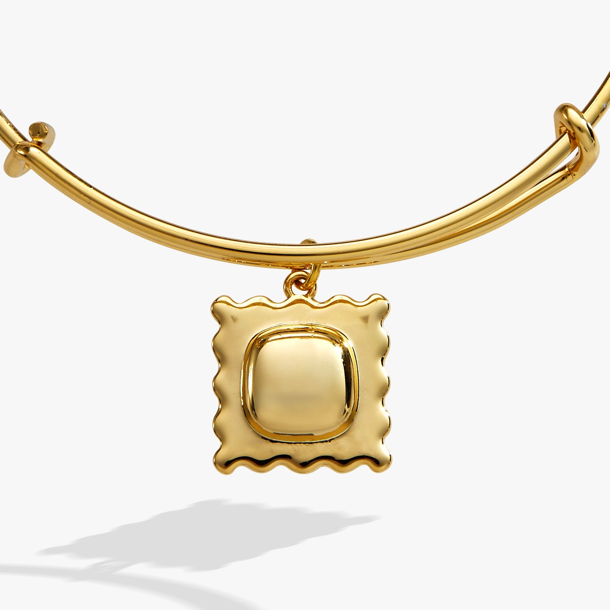Pasta Girl 'Anything is Pastable' Ravioli Charm Bangle Gold