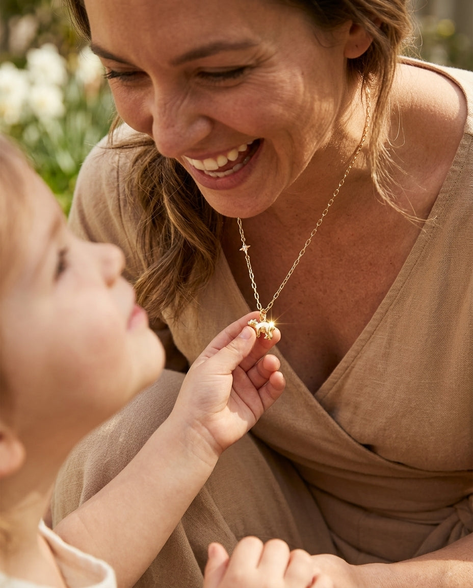Mama Bear and Cub Necklace Bundle
