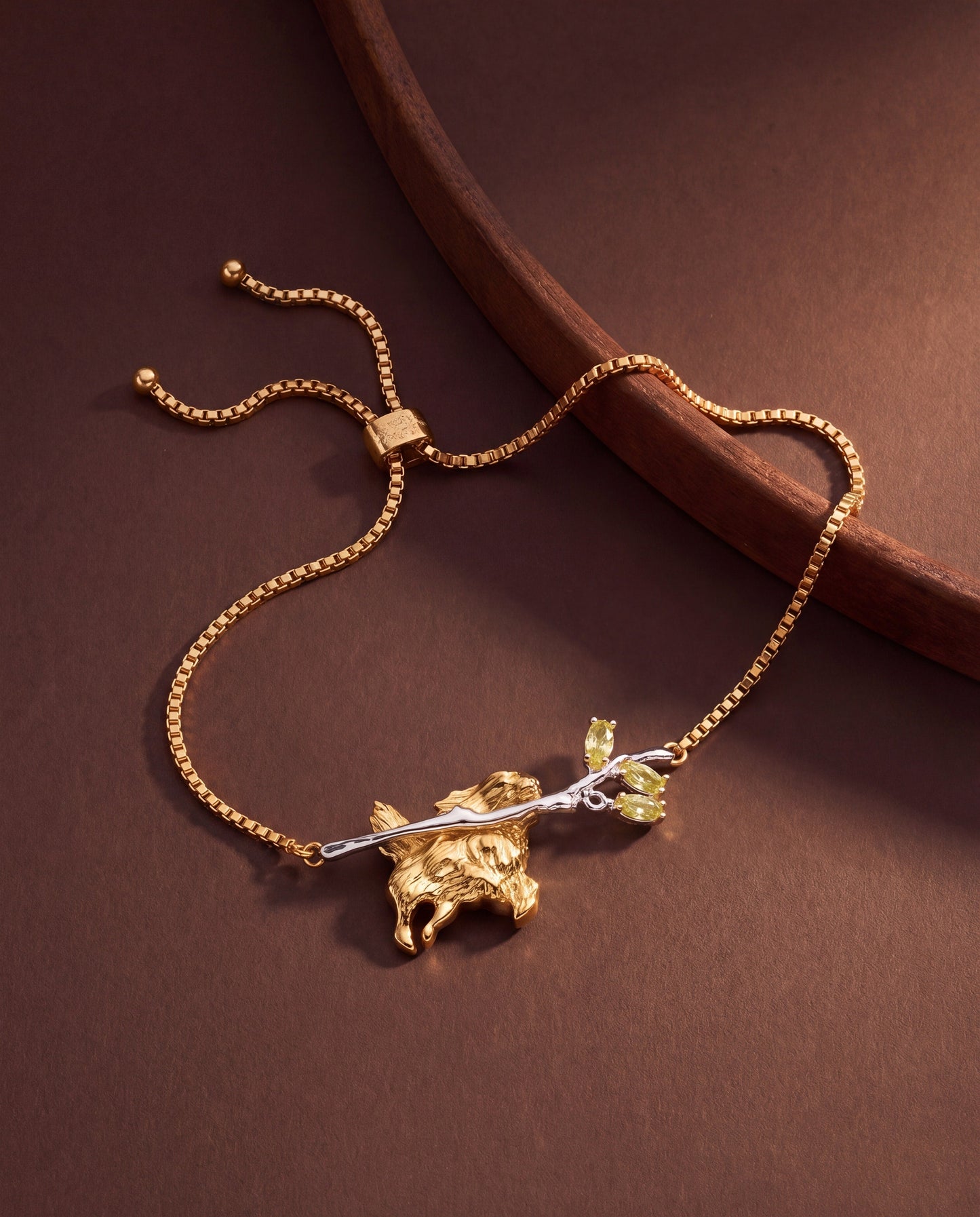 Golden Retriever Bracelet Two Tone