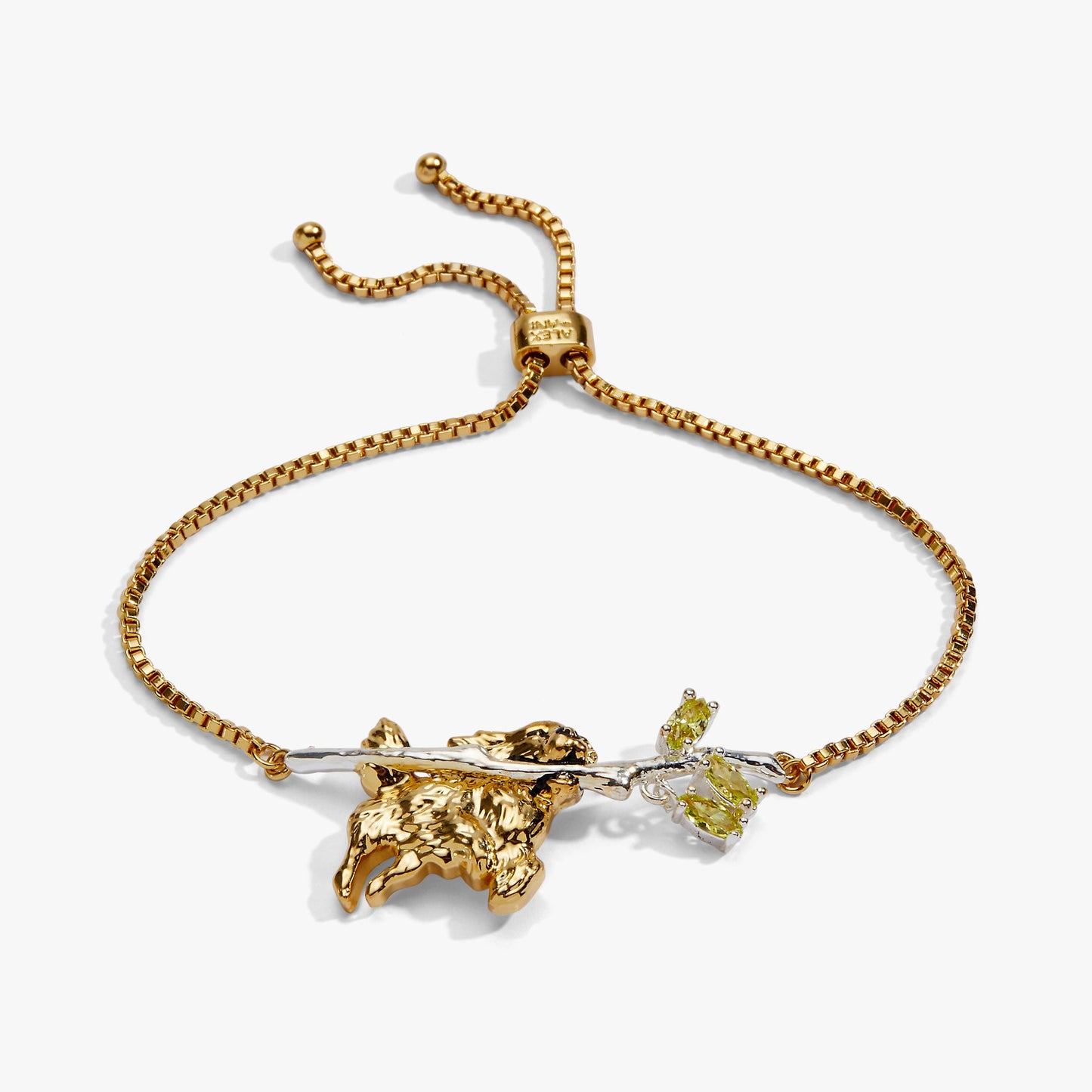 Golden Retriever Bracelet Two Tone