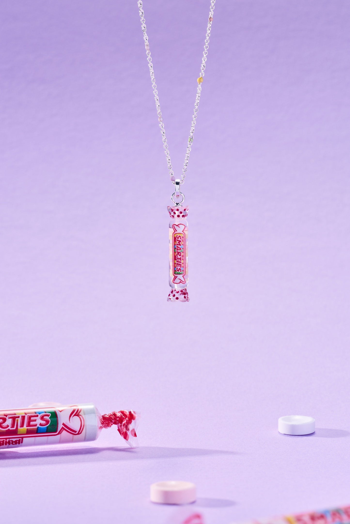 Smarties® Pendant Necklace Silver