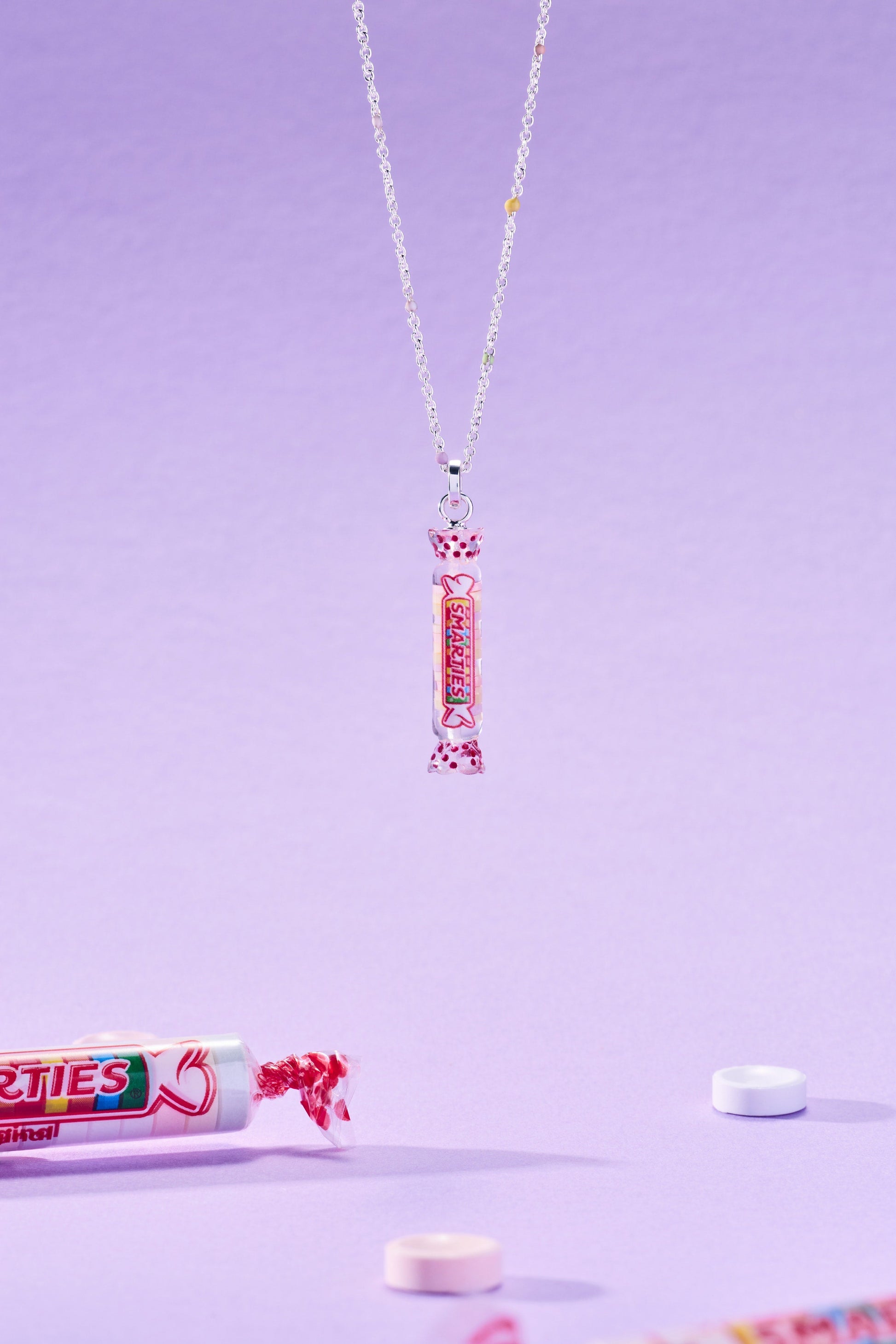 Smarties® Pendant Necklace Silver