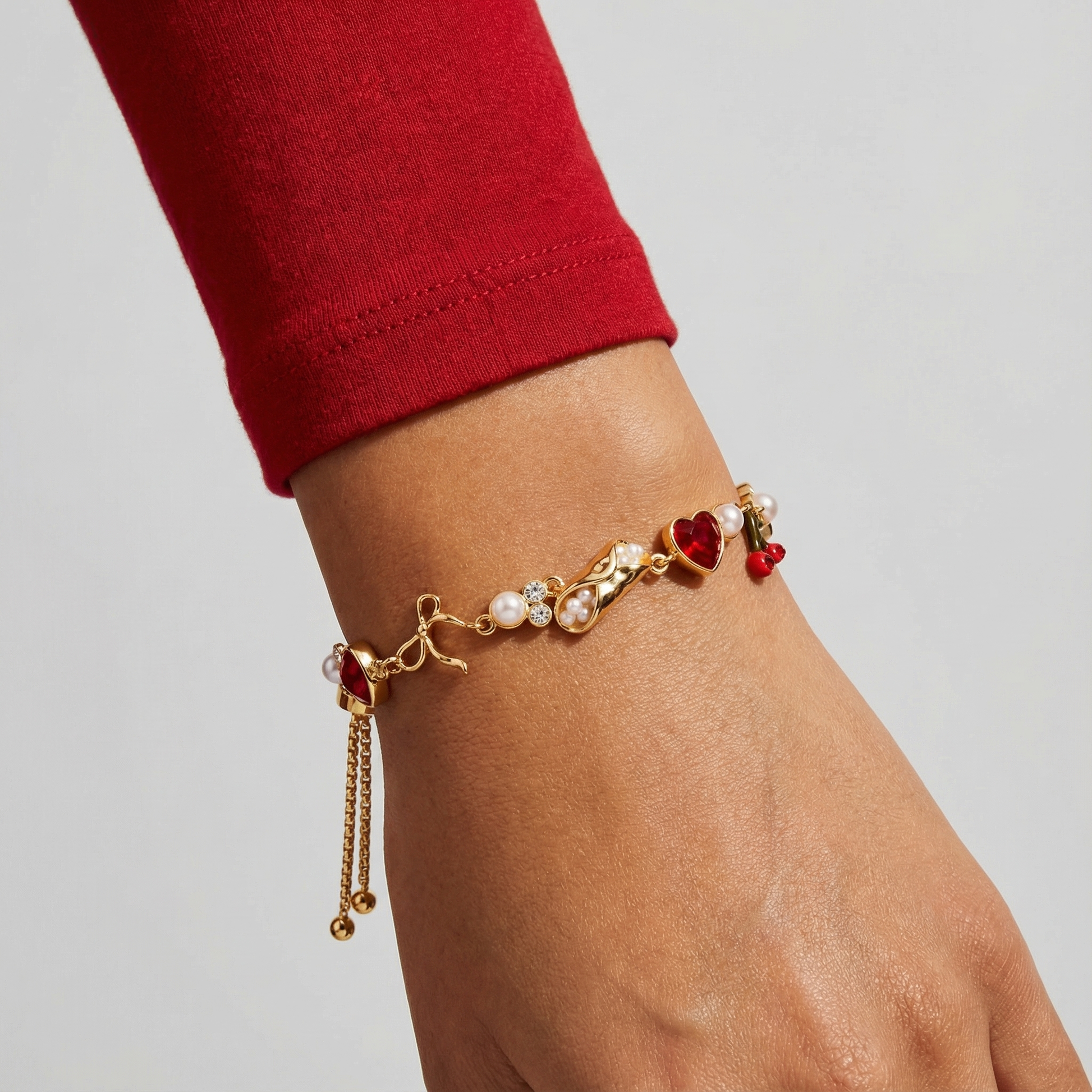 There Cannoli Be You Bolo Bracelet Gold