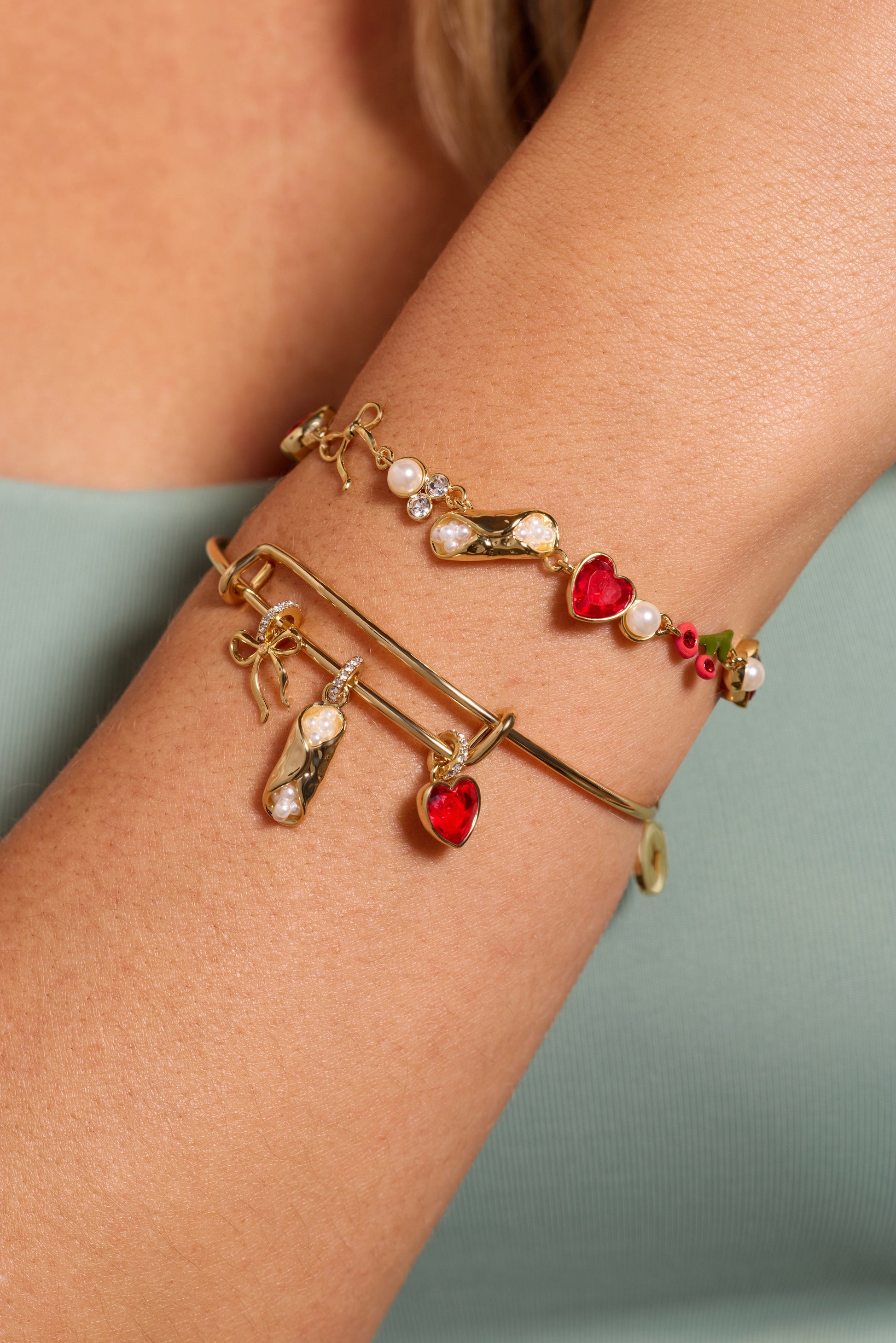 There Cannoli Be You Bolo Bracelet Gold