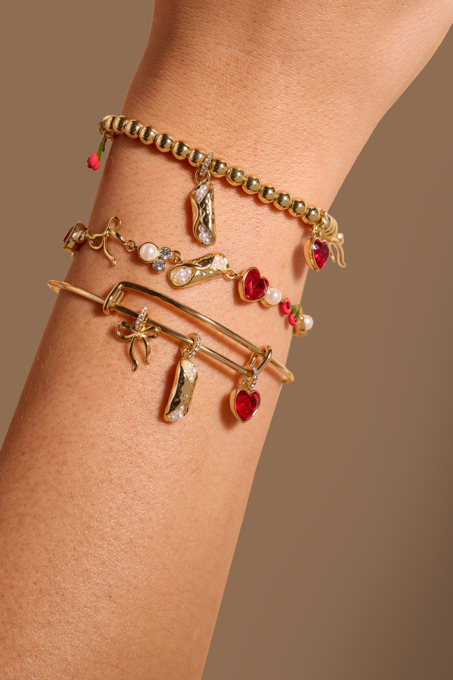 There Cannoli Be You Bolo Bracelet Gold