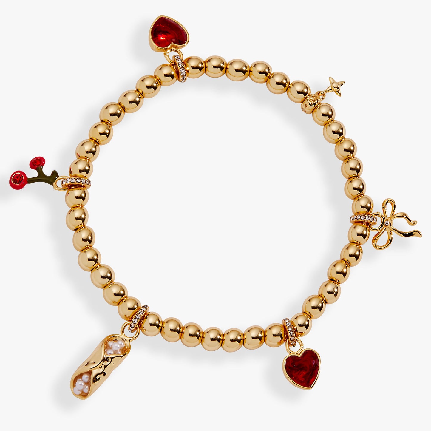 There Cannoli Be You Charm Stretch Gold