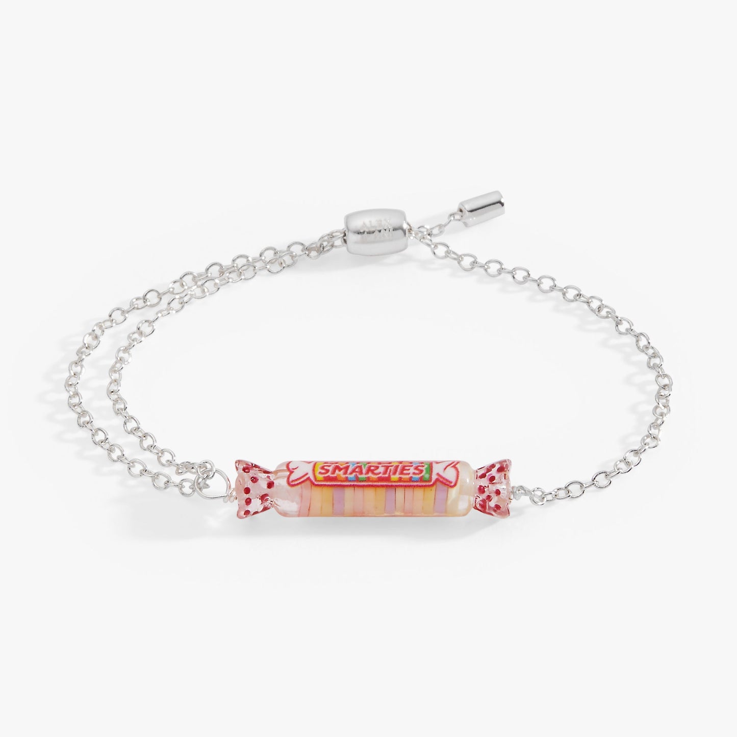 Smarties® Pull Chain Bracelet Silver