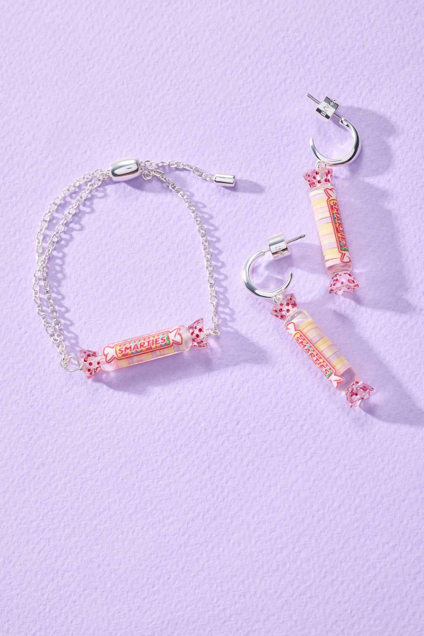 Smarties® Pull Chain Bracelet Silver