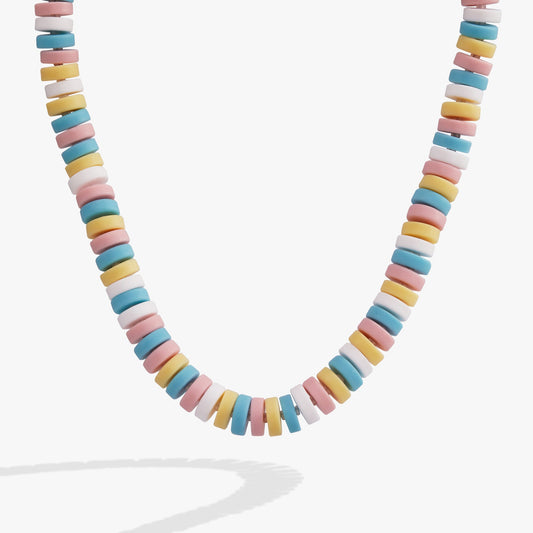 Smarties® Candy Necklace Silver