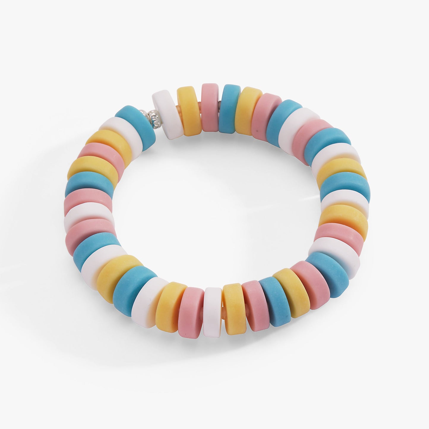 Smarties® Candy Stretch Bracelet Silver