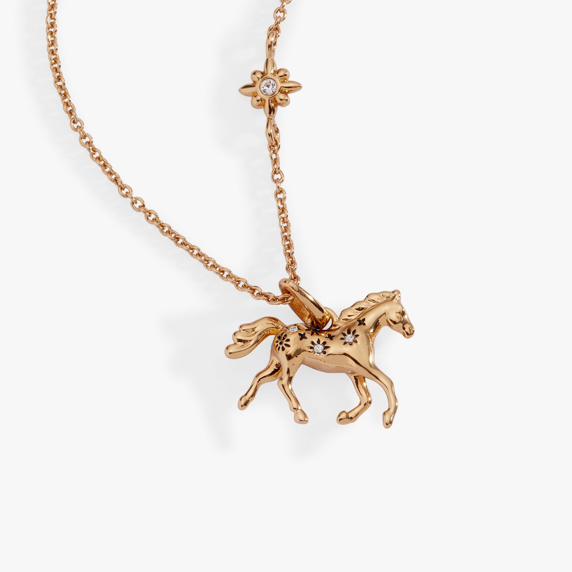 Horse Pendant Gold