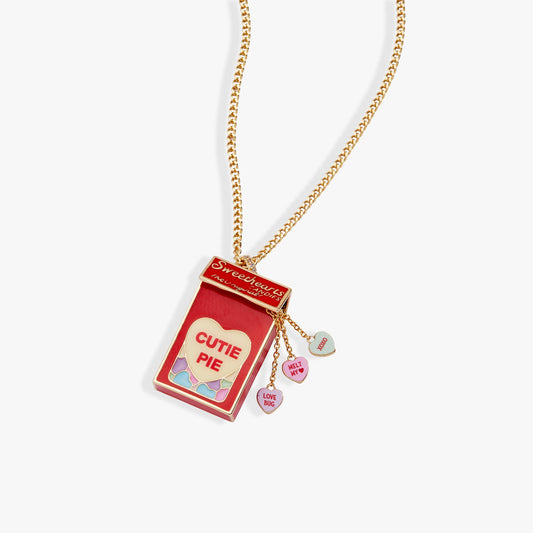 Sweethearts® Box Pendant Necklace Gold