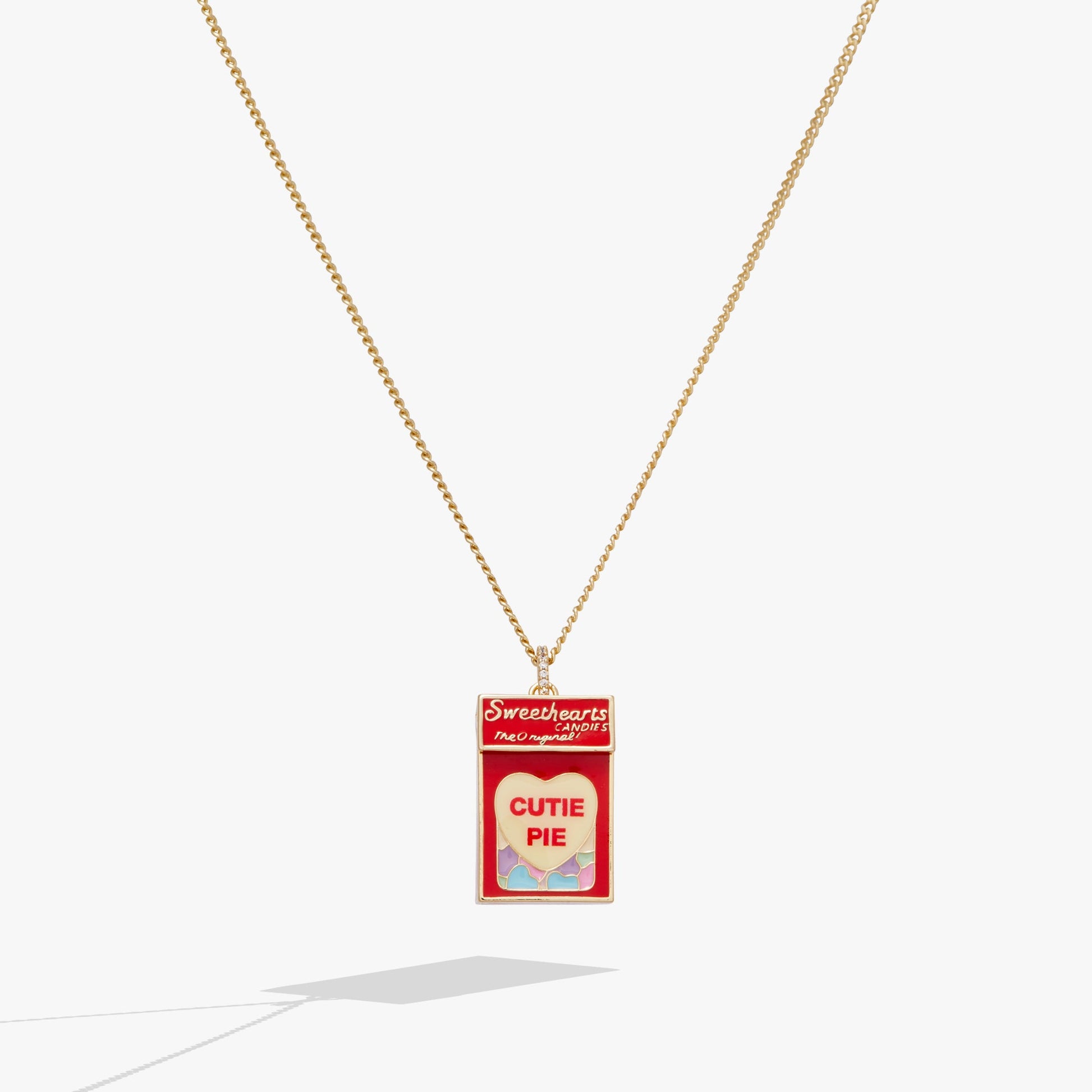 Sweethearts® Box Pendant Necklace Gold