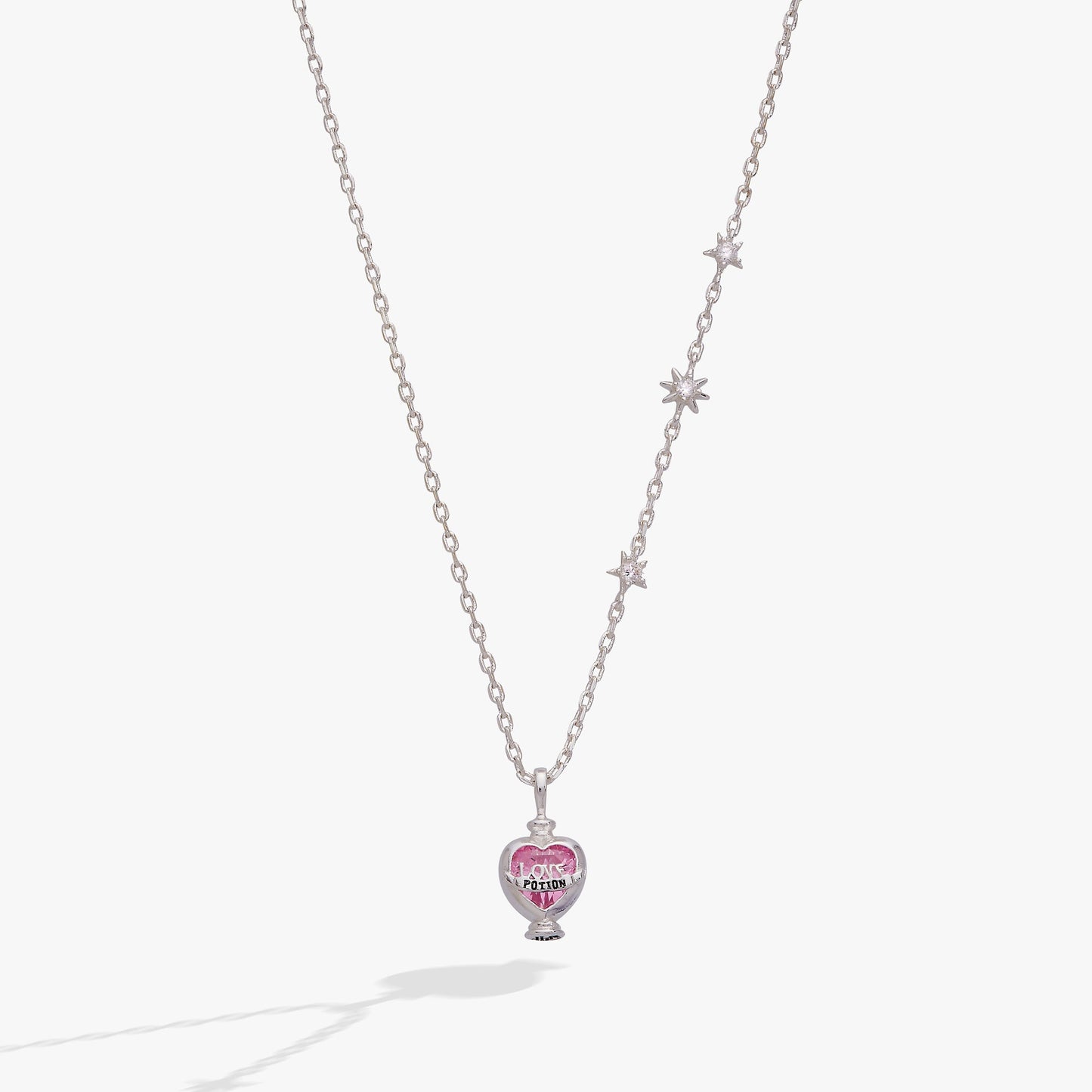 Harry Potter™ Love Potion Crystal Pendant Necklace Silver