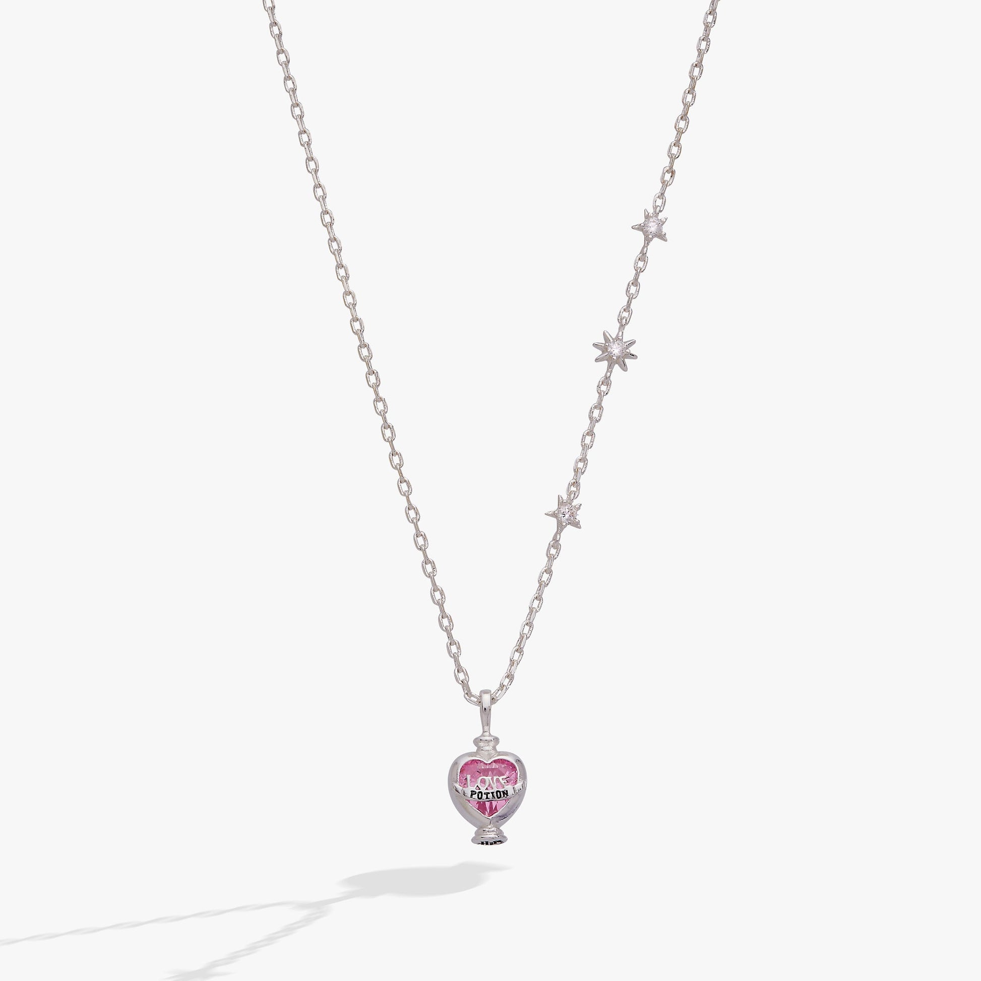 Harry Potter™ Love Potion Crystal Pendant Necklace Silver