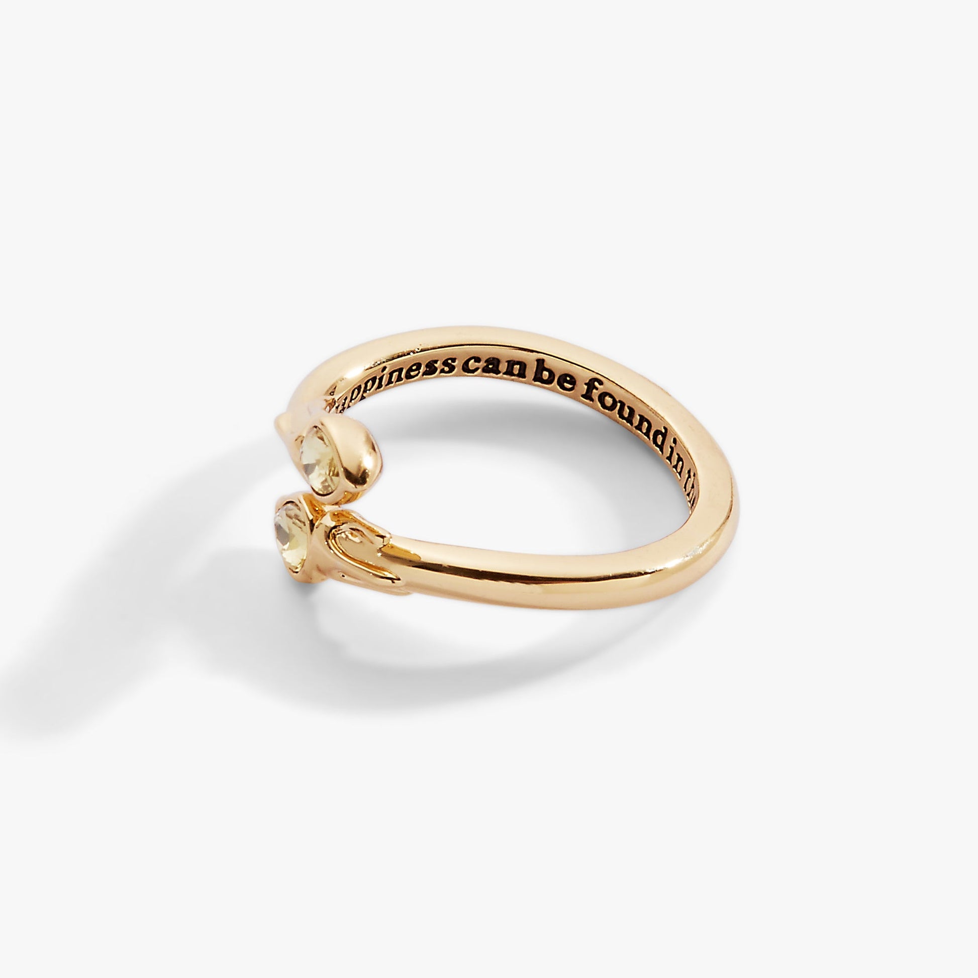 Harry Potter™ Great Hall Candle wrap ring Gold