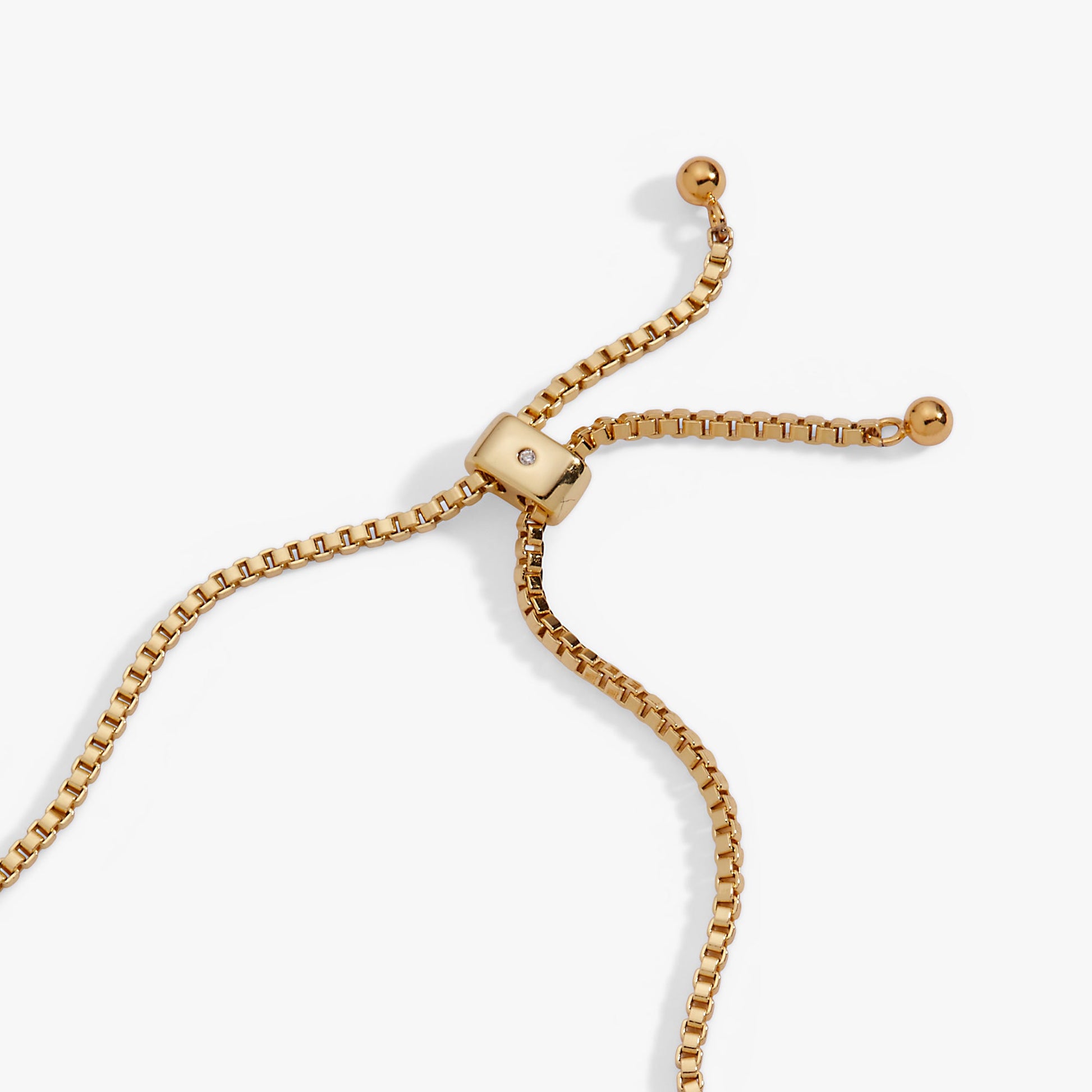 Coffee Bean Bolo Bracelet Tri-Tone