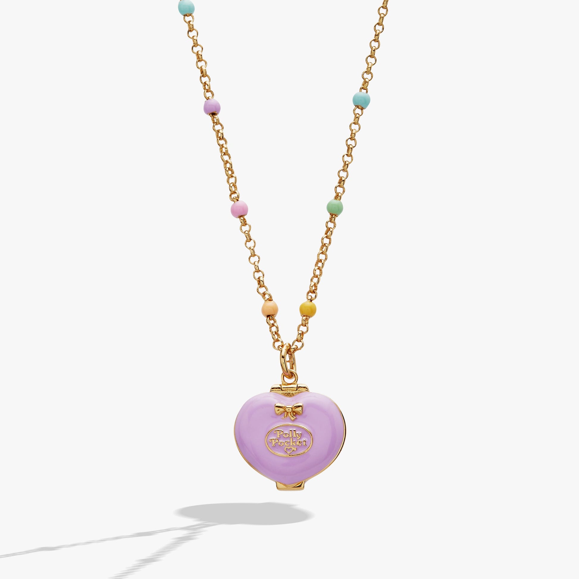 Polly Pocket™ House Locket Necklace Gold
