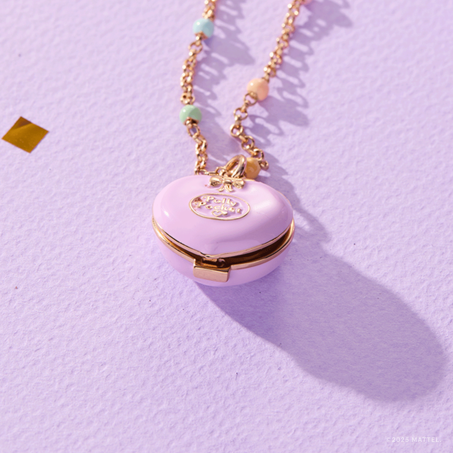 Polly Pocket™ House Locket Necklace Gold