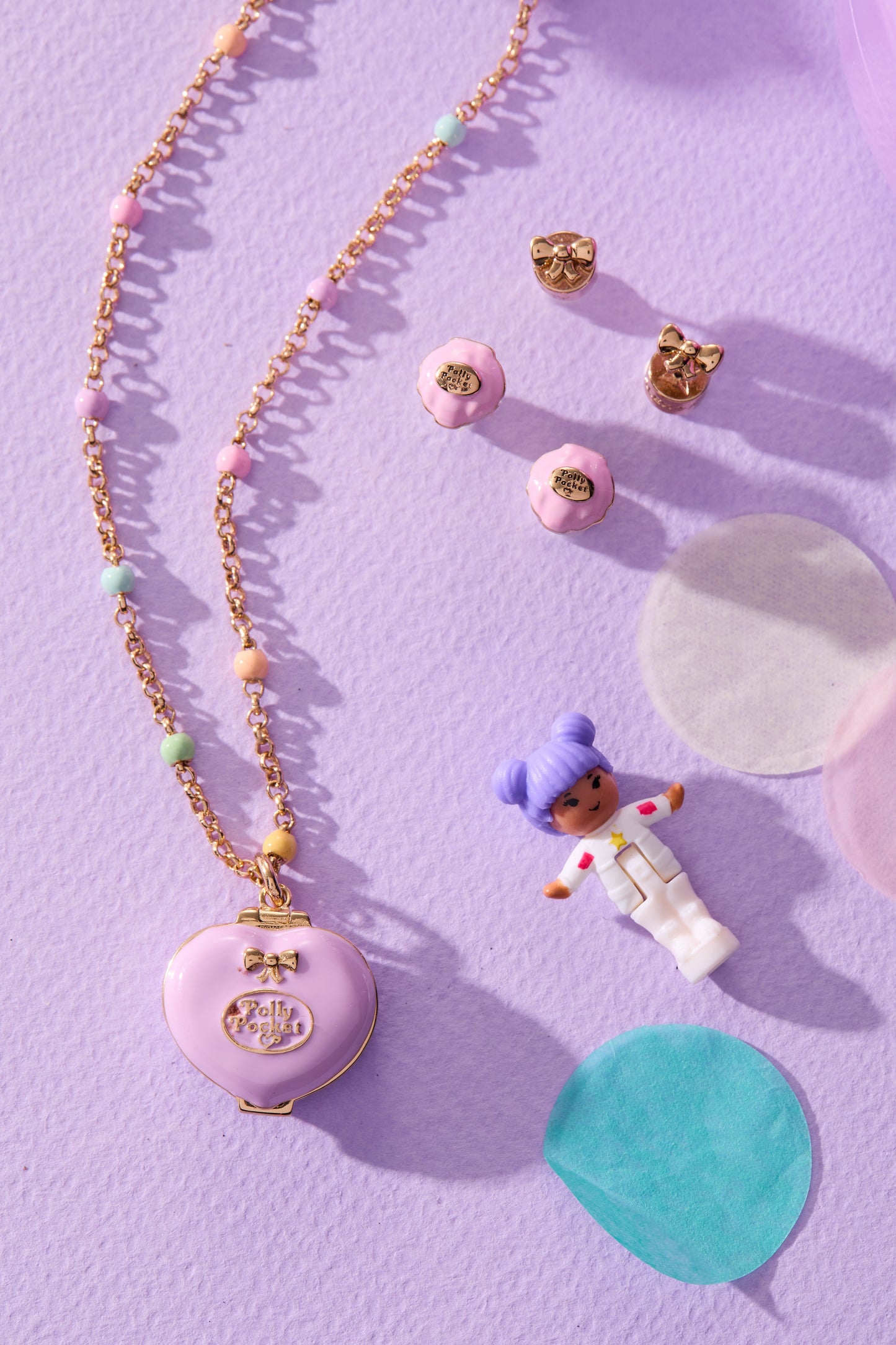 Polly Pocket™ House Locket Necklace Gold