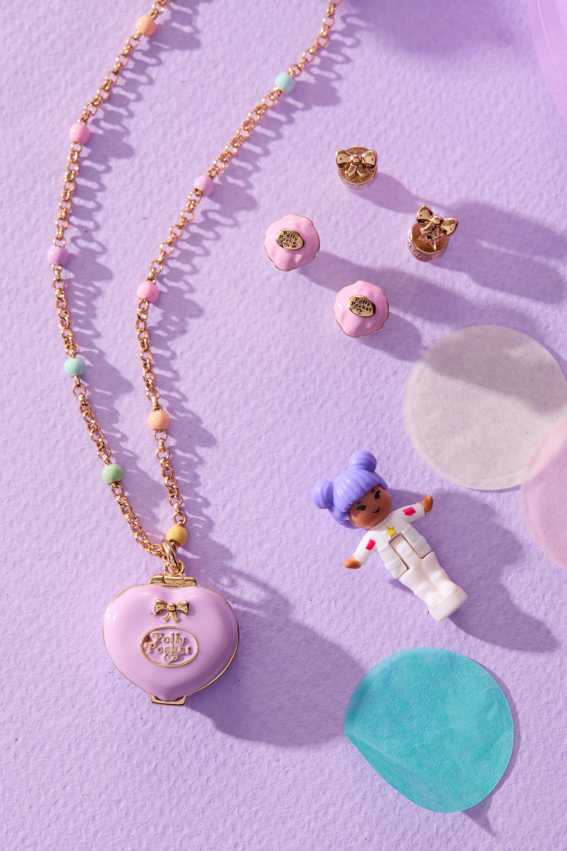 Polly Pocket™ House Locket Necklace Gold